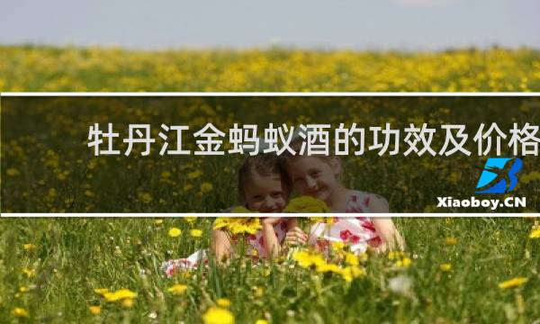 牡丹江金蚂蚁酒的功效及价格