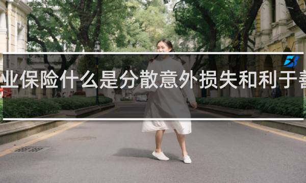 物业保险什么是分散意外损失和利于善后工作