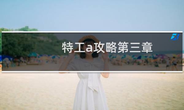 特工a攻略第三章