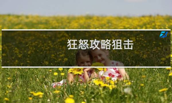 狂怒攻略狙击