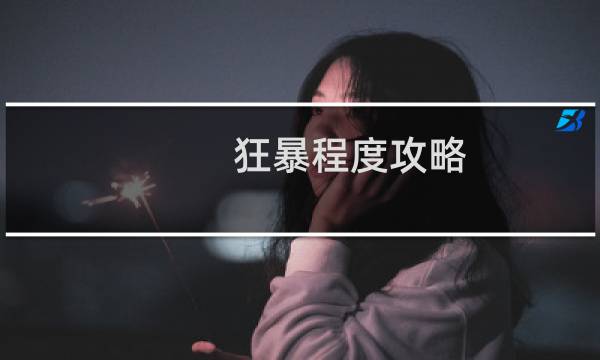 狂暴程度攻略