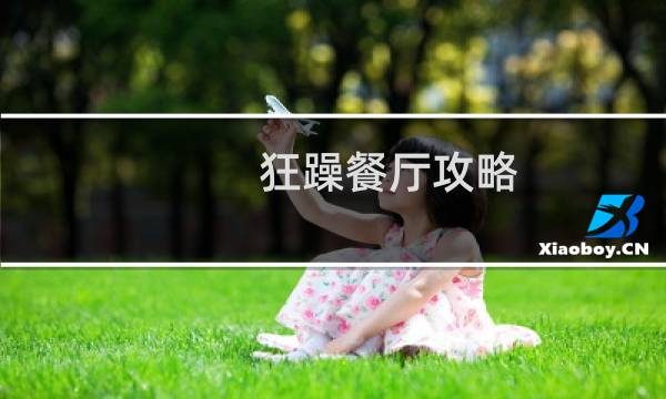 狂躁餐厅攻略