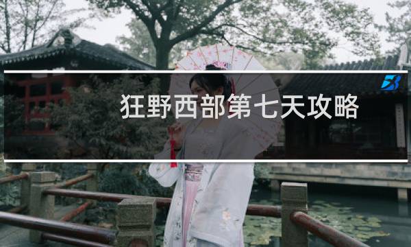 狂野西部第七天攻略