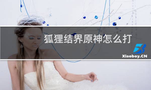 狐狸结界原神怎么打