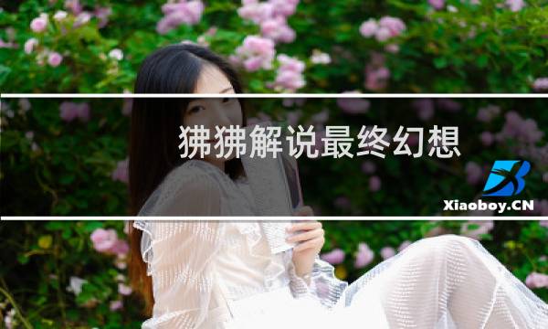 狒狒解说最终幻想