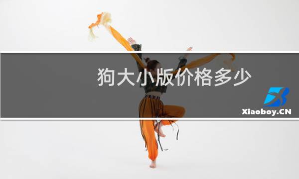 狗大小版价格多少