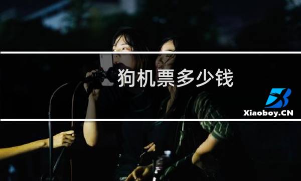 狗机票多少钱
