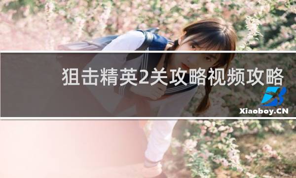 狙击精英2关攻略视频攻略