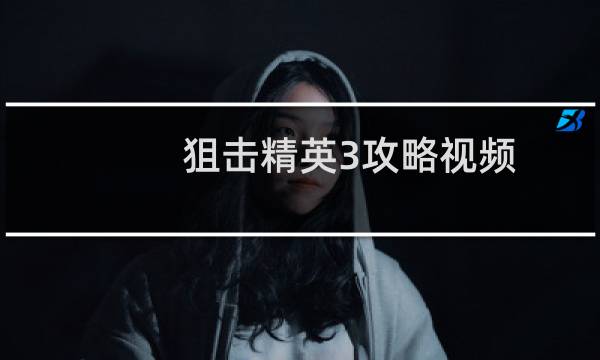 狙击精英3攻略视频