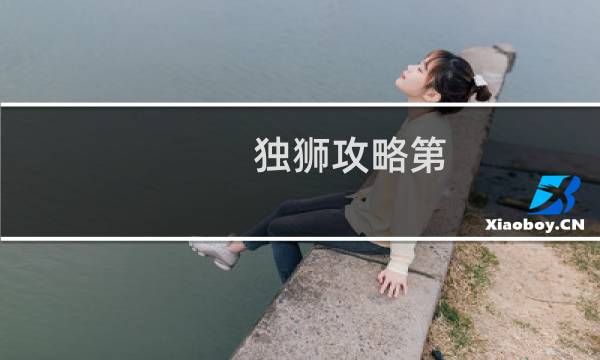 独狼攻略第