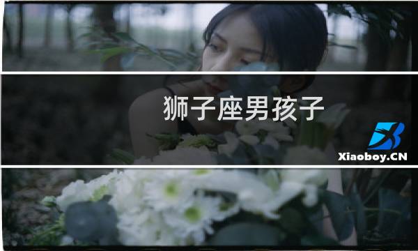 狮子座男孩子