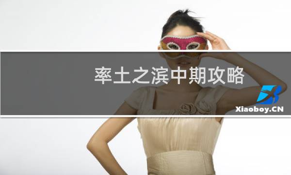 率土之滨中期攻略