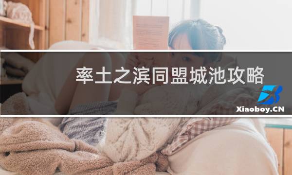 率土之滨同盟城池攻略