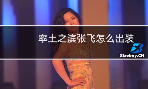 率土之滨张飞怎么出装