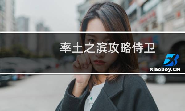 率土之滨攻略侍卫
