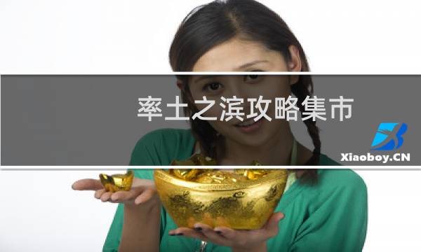 率土之滨攻略集市