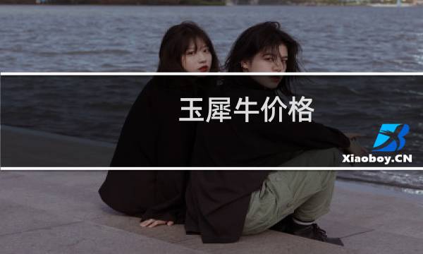 玉犀牛价格