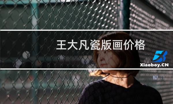王大凡瓷版画价格