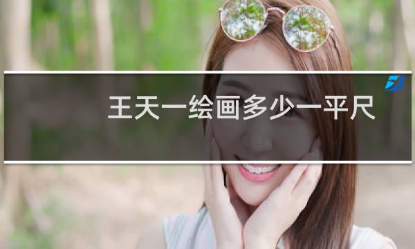 王天一绘画多少一平尺
