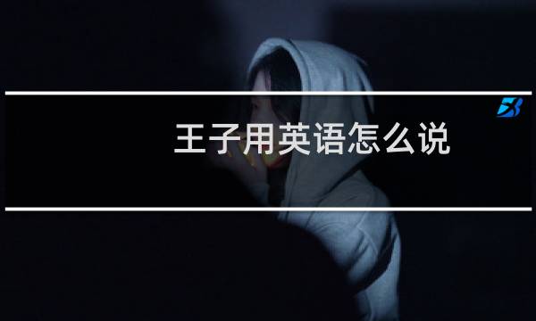 王子用英语怎么说