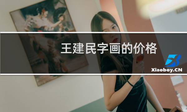 王建民字画的价格