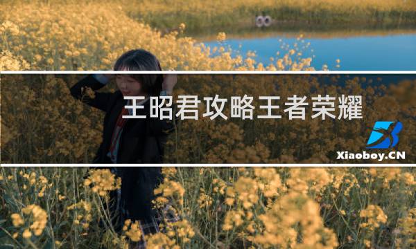 王昭君攻略王者荣耀