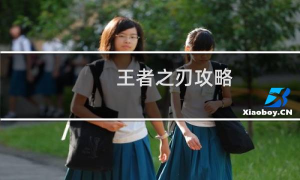 王者之刃攻略