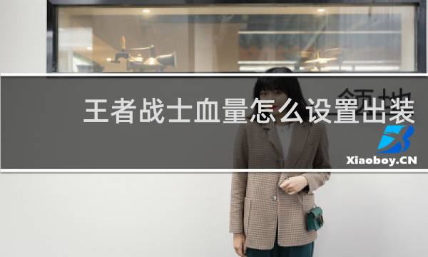 王者战士血量怎么设置出装