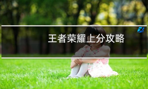 王者荣耀上分攻略
