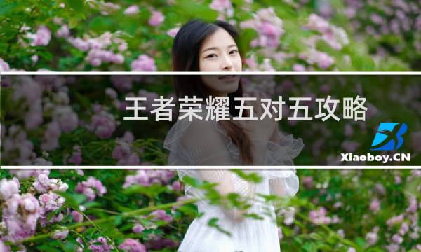 王者荣耀五对五攻略
