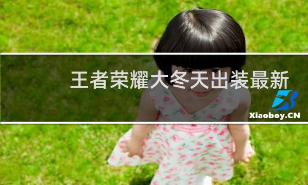 王者荣耀大冬天出装最新