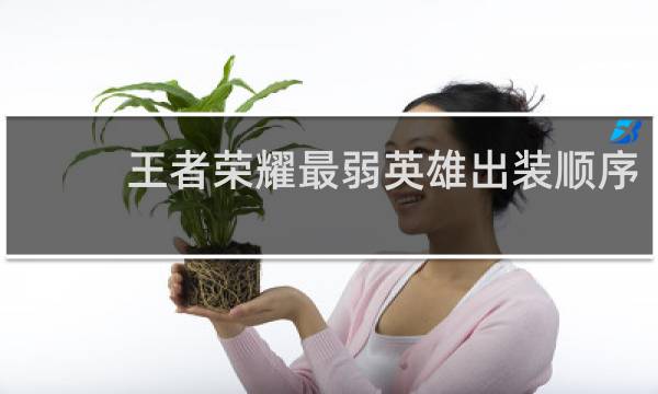 王者荣耀最弱英雄出装顺序