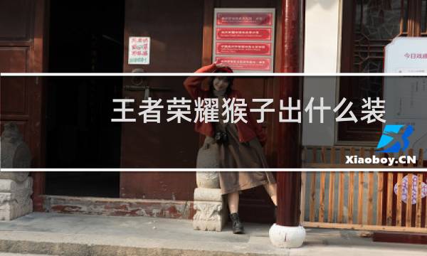 王者荣耀猴子出什么装