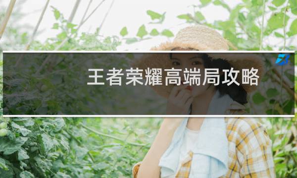王者荣耀高端局攻略