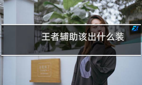 王者辅助该出什么装