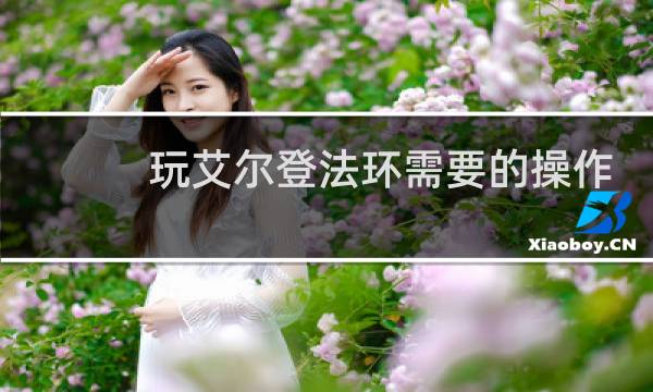 玩艾尔登法环需要的操作