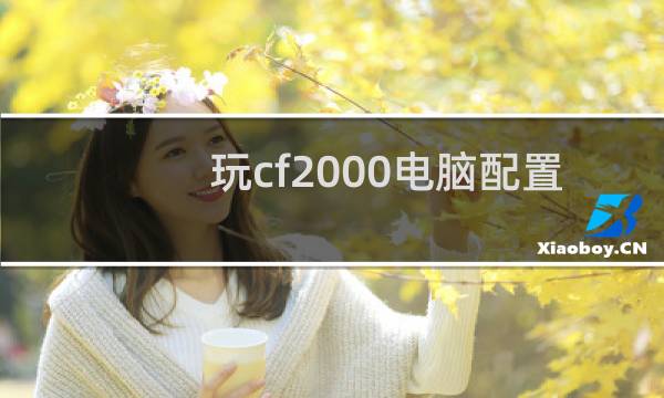 玩cf2000电脑配置