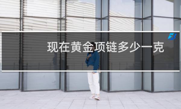 现在黄金项链多少一克