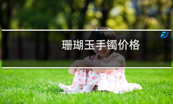 珊瑚玉手镯价格 图片