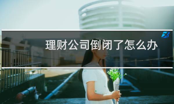 理财公司倒闭了怎么办