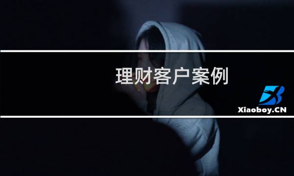 理财客户案例
