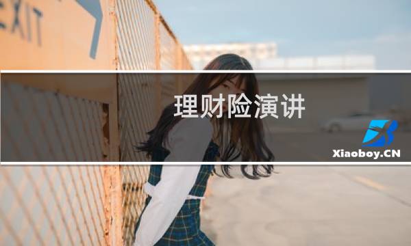 理财险演讲