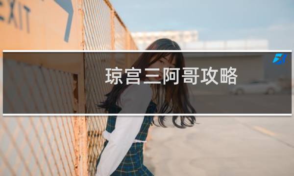 琼宫三阿哥攻略