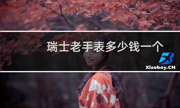 瑞士老手表多少钱一个