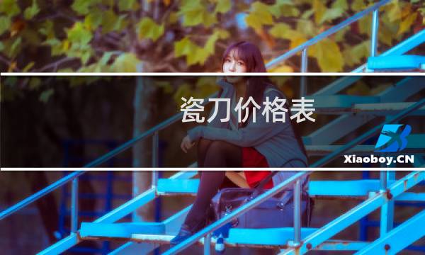 瓷刀价格表