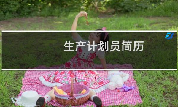 生产计划员简历