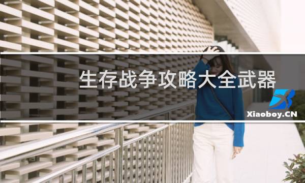 生存战争攻略大全武器