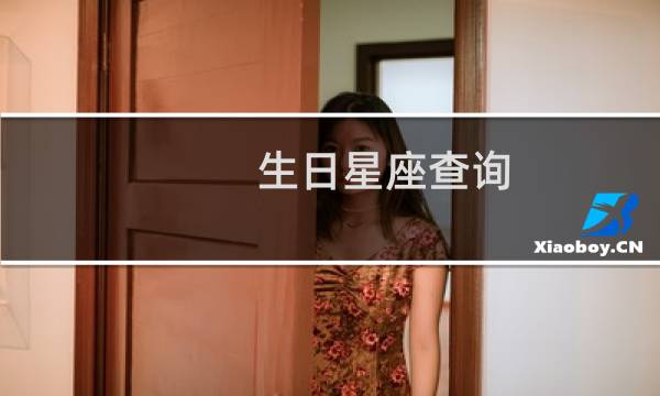 生日星座查询