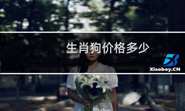 生肖狗价格多少