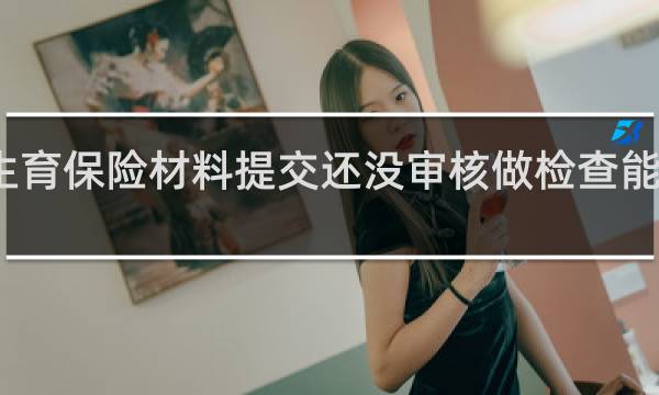 生育保险材料提交还没审核做检查能报销吗